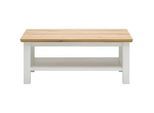 Couchtisch Korsika Eichefarben/Weiß