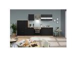 Küchenleerblock LBKB300ESS Schwarz/Eiche ca. 300 cm