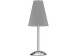 Tischleuchte Richard Grigio Grau/Chrom max. 22 Watt