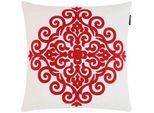 Zierkissen Ruby in Rot/Weiß ca. 45x45cm