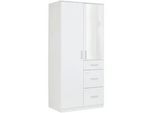 Drehtürenschrank Lasse Weiß