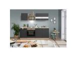 Küchenblock Merle mit Geräten ca. 210 cm Grau