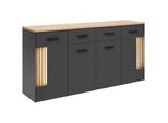 Sideboard Alara Eiche/Anthrazit