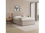 Boxbett Marco Taupe ca. 160x200 cm