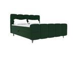 Boxbett Mona Dunkelgrün ca. 160x200cm