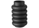 Vase Ribbo II in Schwarz