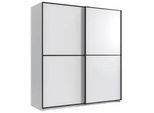 Schwebetürenschrank Ulm Weiß