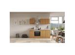 Küchenblock Nano mit Geräten ca. 210 cm Buchefarben