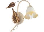 Wandleuchte Vanda Weiß/Beige max. 6 Watt Wandlampe