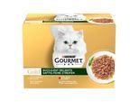 GOURMET Gold Saftig-feine Streifen Sorten-Mix 96x85g
