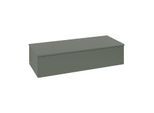Villeroy und Boch Antao Sideboard L41000HL mit Beleuchtung, 1 Auszug, 1200 x 268 x 500 mm, Front ohne Struktur, Leaf Green Matt Lacquer / Leaf Green Matt Lacquer