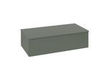 Villeroy und Boch Antao Waschtisch-Unterschrank L40000HL mit Beleuchtung, 1 Auszug, 1000 x 268 x 500 mm, Front ohne Struktur, Leaf Green Matt Lacquer / Leaf Green Matt Lacquer