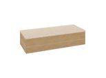 Villeroy und Boch Antao Sideboard L41003HN mit Beleuchtung, 1 Auszug, 1200 x 268 x 500 mm, Front ohne Struktur, Honey Oak / Botticino