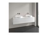 Villeroy und Boch Antao Waschtisch-Unterschrank K28010MT 160x36x50cm, Waschbeckenplattenfarbe Lack, white matt lacquer