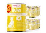 Supravit Hundenassfutter 12 x 410g Huhn