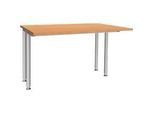 Schäfer Shop Genius Schreibtisch MODENA FLEX, Breite 1200 mm, beidseitig verkürzt, Buche