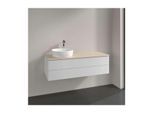 Villeroy und Boch Antao Waschtisch-Unterschrank K22013GF 120x36x50cm, Waschbeckenplattenfarbe botticino, glossy white lacquer