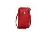 Handytasche EMILY & NOAH "Handyetui E&N Emma", Damen, Gr. B/H/T: 11cm x 19cm x 4cm 0, rot (rot 600), PVC, Taschen