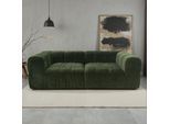 Big-Sofa DOMO COLLECTION "Ghent Megasofa in 2 Breiten, modern, bequem, Breite 220 oder 250cm", grün, B:250cm H:72cm T:113cm, 100% Polyester, Sofas, Big-Sofa, Mit Taschenfederkern und Kassettensteppung