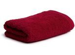 Handtücher MÖVE "Superwuschel", rot (ruby), B:50cm L:100cm, Walkfrottee, Baumwolle, Handtücher, Handtuch mit Bordüre, 100% Premium Cotton Baumwolle, einfarbig, weich