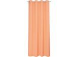 Vorhang TOM TAILOR HOME "Dove Signature", rot (coral), B:140cm H:250cm, Polyester, Gardinen, blickdicht