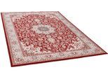 Wollteppich THEKO "Dolna - 859", rot, B:240cm H:10mm L:340cm, Schurwolle, Teppiche, Kurzflor, reine Wolle, Orient-Optik