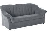 3-Sitzer DOMO COLLECTION "Pegnitz für kleine Räume, Breite 185cm", grau (steel), B:185cm H:82cm T:82cm, 95% Polyester, 5% Nylon, Sofas, zeitlos, elegante Armlehnen, komfortabel