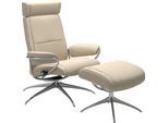 Relaxsessel STRESSLESS "Paris", beige (cream batick), B:80cm H:102cm T:75cm, Leder BATICK: BATICK ist ein leicht korrigiertes, durchgefärbtes und genarbtes Möbelleder, bei dem die meisten Unebenheiten und Spuren in der Regel entfernt wurden.;Leder PALOMA: PALOMA ist ein durchgefärbtes Semianilin-Möbelleder mit natürlicher Narbung.;ROHLEDER Stoff Q2 FARON: Ein fester zuverlässiger Bouclé mit einem