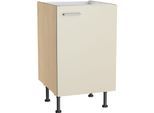 Spülenschrank KOCHSTATION "KS-Lucy", stain, eiche hell, B:50cm H:87cm T:58,1cm, Schränke, Spülenschrank, Breite 50 cm, mit 1 Tür, höhenverstellbare Füße, Soft-Close
