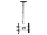 VCM TV-Deckenhalterung "TV Deckenhalterung CM3 höhenverstellbar 74-130 cm", silber, B:42cm T:8cm, Gerätehalterungen