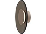 NEUHAUS PURE LED Wandleuchte "PURE Moon", braun (bronce), 1, Ø 32cm H: 32cm, 1 Stk., Leuchten, Dimmfähig über separaten Dimmer, Glas Amberfarben, LED Wandleuchte