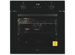EXQUISIT Einbaubackofen "EBE278-U-020 schwarz", Energieeffizienz: A (A+++-D), schwarz, B:59,5cm H:59,5cm T:56,7cm, Backöfen, Perfekt für den Alltag – einfach backen, grillen & Aufläufe genießen, Einbaubackofen