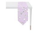 Tischband APELT "3102", lila, mauve, B:25cm H:0,5mm L:175cm, Obermaterial: 75% Baumwolle, 25% Polyester, Tischdecken