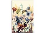 Wandbild ARTLAND "Sonnengetrocknete Blüten I", bunt (farbe bild(er): bunt), B:80cm H:120cm, Bilder, als Alubild, Leinwandbild, Poster in verschied. Größen