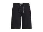 Sweatshorts BLEND "Sweatshorts BHKuno", Herren, Gr. XL, N-Gr, schwarz, Obermaterial: 60% Baumwolle CO. 40% Polyester PES., Hosen Sweatshorts