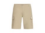 Cargoshorts BLEND "Cargoshorts BHTiam", Herren, Gr. M, N-Gr, beige (dune), Obermaterial: 98% Baumwolle CO. 2% Elasthan EL., Hosen