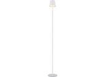 GLOBO LIGHTING LED Stehlampe "VANNIE", weiß, Ø 10,6cm H: 120cm, Leuchten, Stehleuchte/Wohnzimmer/Schlafzimmer/Flur, LED Stehlampe