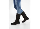 bonprix Stiefel, schwarz, Gr.41, Zeitloser Stiefel für jede Gelegenheit, aus Vegan
