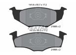 TEXTAR Bremsbelagsatz, Scheibenbremse 2186602 für SEAT Skoda