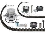 TOPRAN Wasserpumpe + Zahnriemensatz 112971 für CUPRA