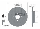 TEXTAR Bremsscheibe 92347603 260mm 8mm für RENAULT