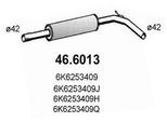 ASSO Mittelschalldämpfer 466013 für VW SEAT