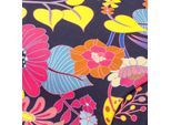 Albstoffe Bio-Sweat / French Terry "Bloomorama", blau-color
