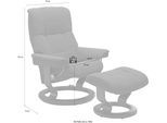 Relaxsessel STRESSLESS "Mayfair", grau (wild dove batick), B:79cm H:102cm T:44cm, Leder BATICK: BATICK ist ein leicht korrigiertes, durchgefärbtes und genarbtes Möbelleder, bei dem die meisten Unebenheiten und Spuren in der Regel entfernt wurden.;Leder PALOMA: PALOMA ist ein durchgefärbtes Semianilin-Möbelleder mit natürlicher Narbung.;ROHLEDER Stoff Q2 FARON: Ein fester zuverlässiger Bouclé mit e