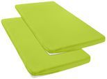 Spannbettlaken OTTO HOME "Topper Basic, in Gr. 90x200, 140x200 oder 180x200 cm", grün, B:90cm L:200cm, Baumwoll-Jersey, Obermaterial: 100% Baumwolle, Bettlaken, Spannbettlaken, Baumwolle, Matratzen bis 8 cm Höhe, Bettlaken, Spannbetttuch, Laken