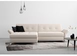 Ecksofa HOME AFFAIRE "Maredo L-Form", grau (elephant), B:284cm H:89cm T:179cm, 100% Polyester, Sofas, Ecksofa, Federkern, wahlweise auch mit Kopfteil- und Armlehnverstellung