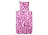 Bettwäsche PRIMERA "Renforce-Bettwäsche Morocco", pink, B/L: 155cm x 220cm, 1 Stk., 1 Stk., Renforcé, B/L: 80cm x 80cm, 2, Renforcé, Obermaterial: 100% Baumwolle, Bettwäsche, Bettwäsche