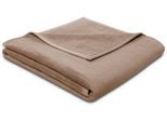 Wohndecke BIEDERLACK "Cotton Sense", braun (palisade), B:150cm L:200cm, Baumwolle, Wohndecken, Wohndecke, aus 100% Baumwolle