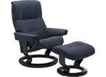 Relaxsessel STRESSLESS "Mayfair", blau (oxford blau paloma), B:88cm H:102cm T:77cm, Leder BATICK: BATICK ist ein leicht korrigiertes, durchgefärbtes und genarbtes Möbelleder, bei dem die meisten Unebenheiten und Spuren in der Regel entfernt wurden.;Leder PALOMA: PALOMA ist ein durchgefärbtes Semianilin-Möbelleder mit natürlicher Narbung.;ROHLEDER Stoff Q2 FARON: Ein fester zuverlässiger Bouclé mit
