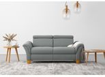 2,5-Sitzer HOME AFFAIRE "Lindgren", grau, B:185cm H:84cm T:93cm, 100% Polyester, Sofas, 2 5-Sitzer, wahlweise mit TV-Funktion, links oder beidseitig, Kopfteilverstellung
